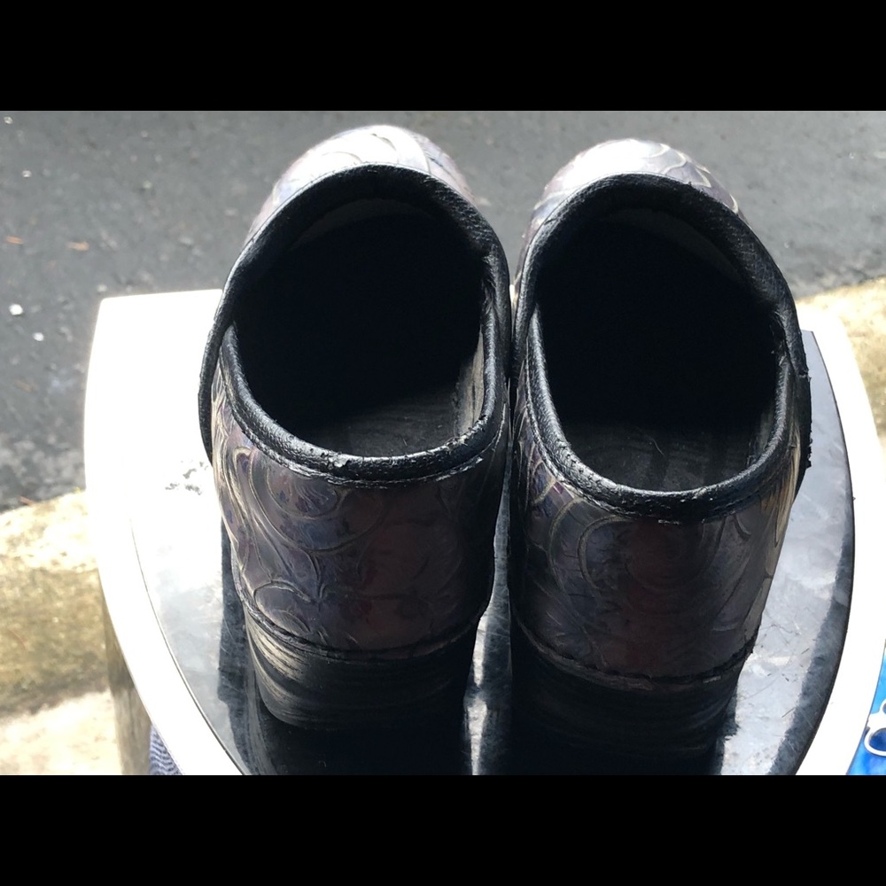 Dansko Women's Multi-Color Slip On Clogs Shoes Si… - image 7